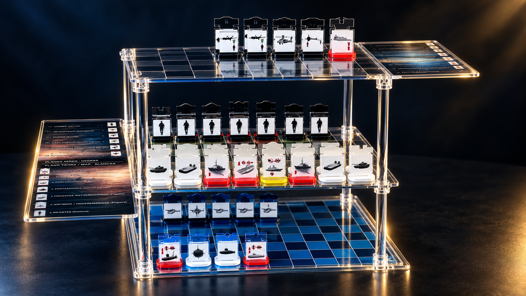 Special Chess, tablero tridimensional de estrategia sobre tres niveles